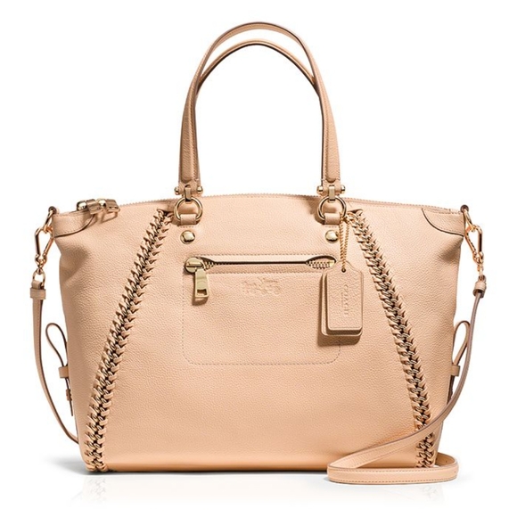COACH | Prairie Satchel in Whiplash Leather Apricot - Picture 1 of 17